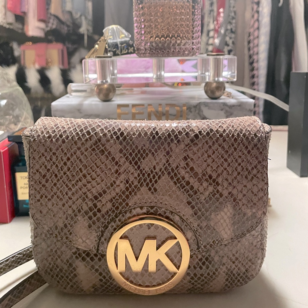 Michael Kors Python Effect Crossbody